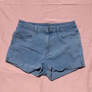 denim shorts